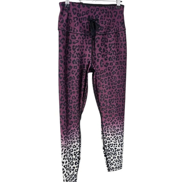 Good American The Ombre Leopard Cinch Waist Leggings Size 2 US Medium - Picture 5 of 11